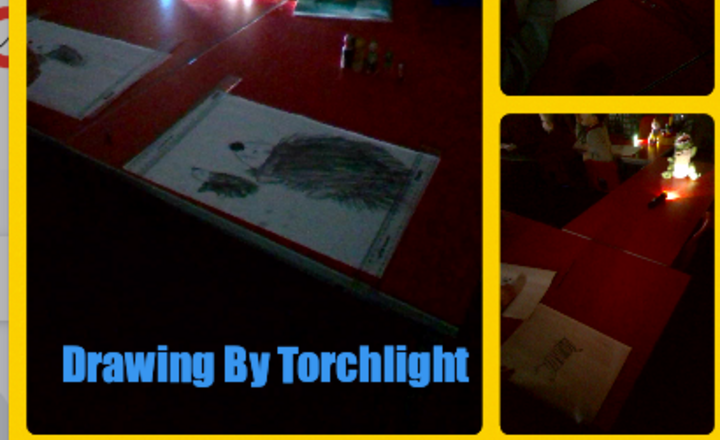 Image of Year 3 Art - Drawing By Torchlight