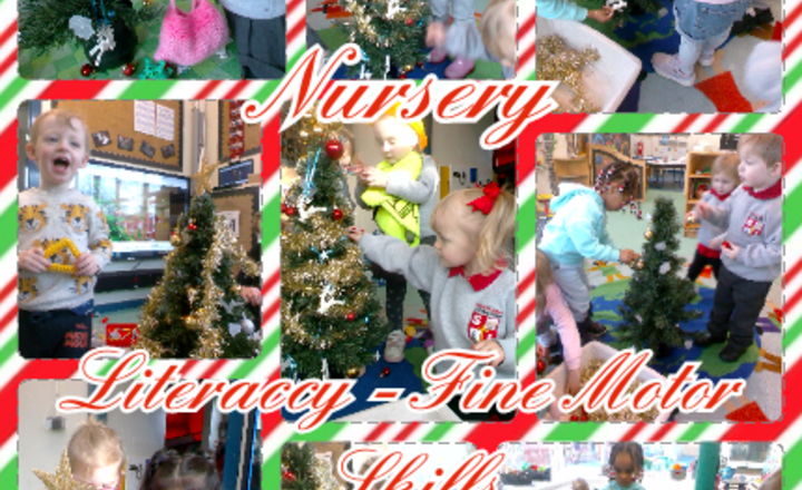 Image of Nursery - Literacy - Fine Motor Skills - Decorating The Christmas Tree