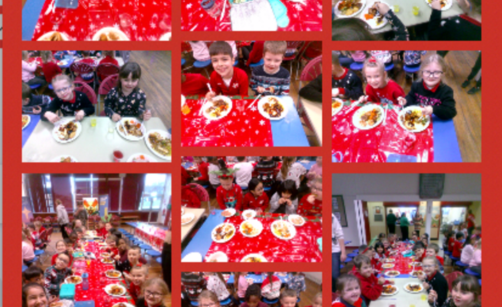 Image of Year 3  Christmas Dinner