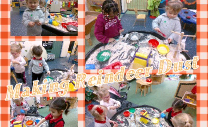 Image of Nursery - Maths - Making Reindeer Dust