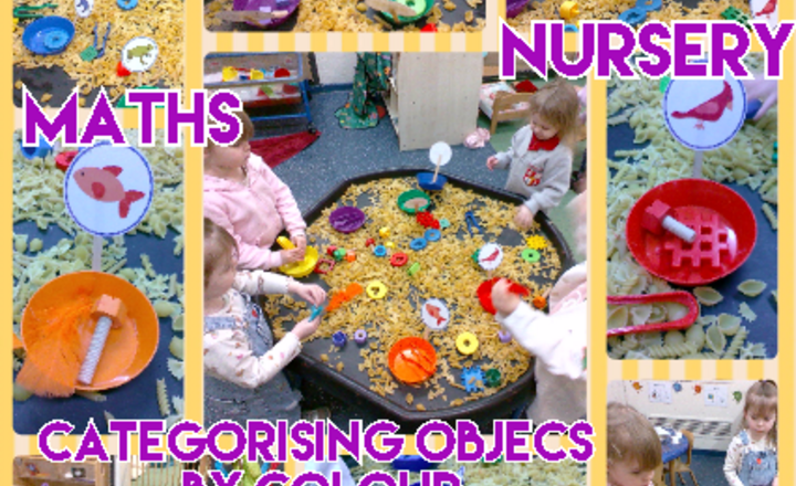 Image of Nursery - Maths - Categorising Objects By Colour 