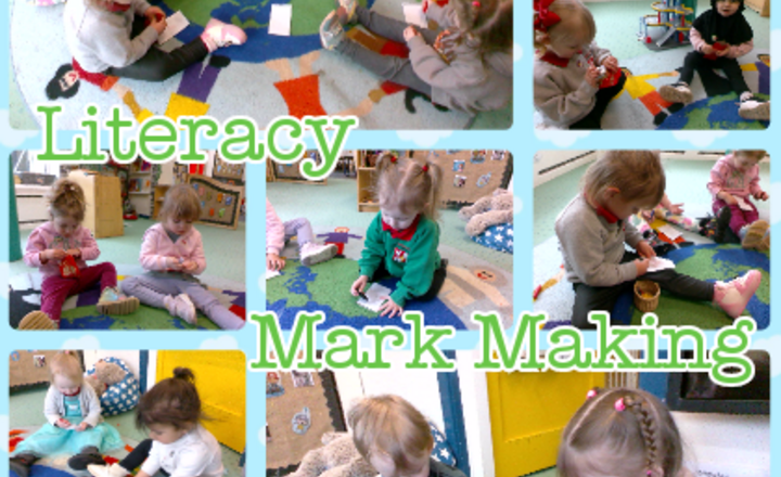 Image of Nursery - Literacy - Mark Making 