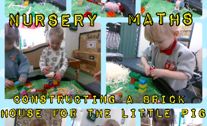 Image of Nursery - Maths - Constructing A Brick House For The Little Pig 