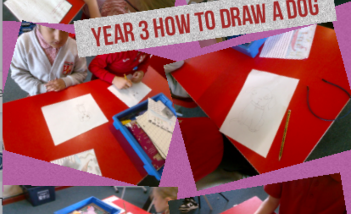 Image of Year 3   Learning How To Draw A Dog