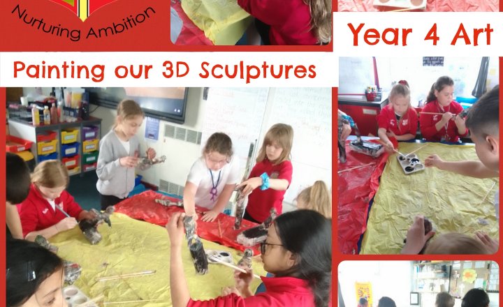 Image of Year 4 Art - 3D Sculpture Painting