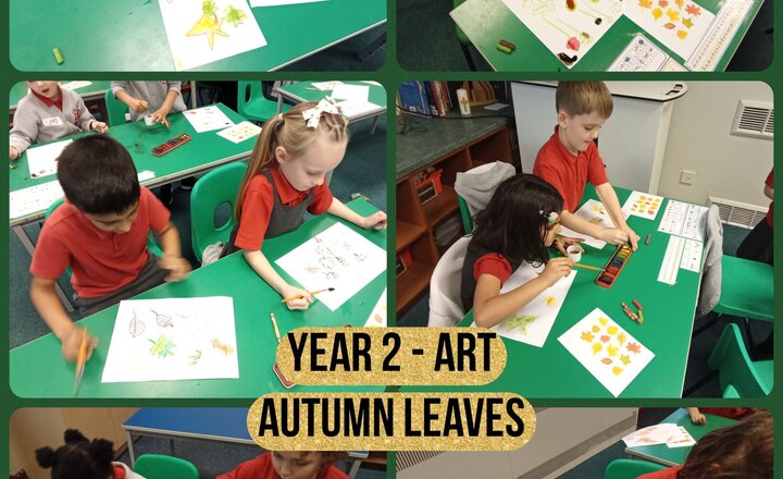 Image of Year 2 - Art - Autumn Leaves