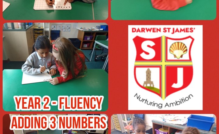 Image of Year 2 - Fluency - Adding 3 Numbers