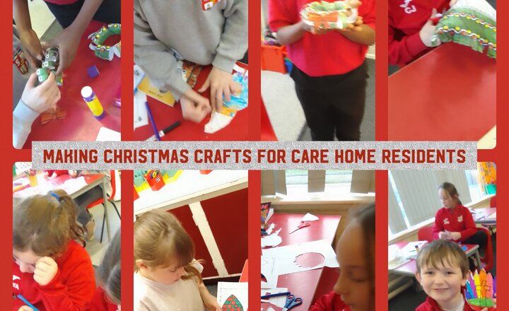 Image of Year 5 PSHE - Creating Christmas Crafts for Care Home Residents