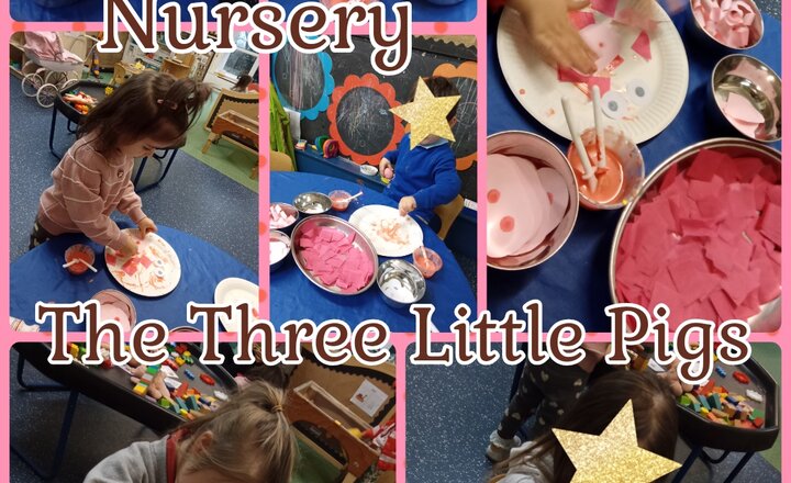 Image of Nursery - Art - The Three Little Pigs