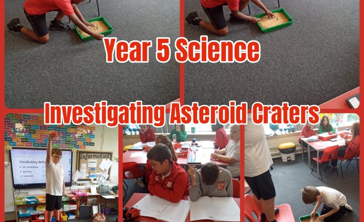 Image of Year 5 Science - Investigating Asteroid Craters