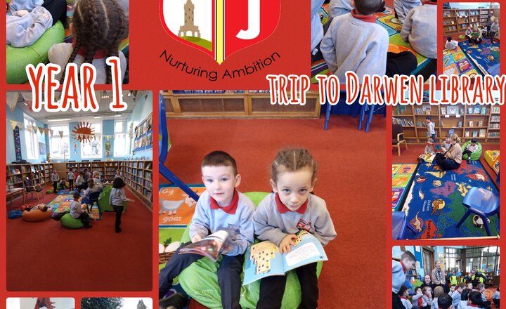 Image of Year 1 - Visit to Darwen Library