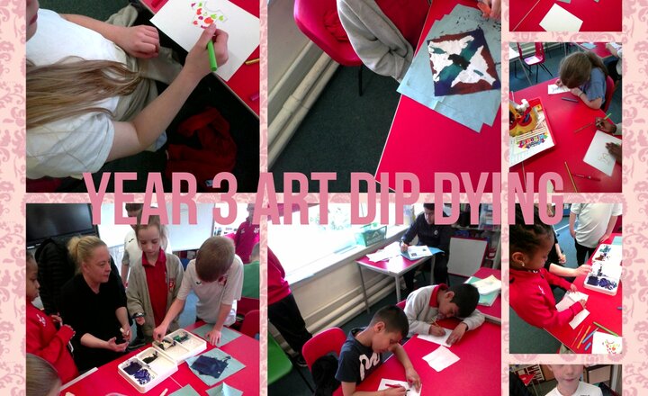 Image of Year 3 Art Dip Dying