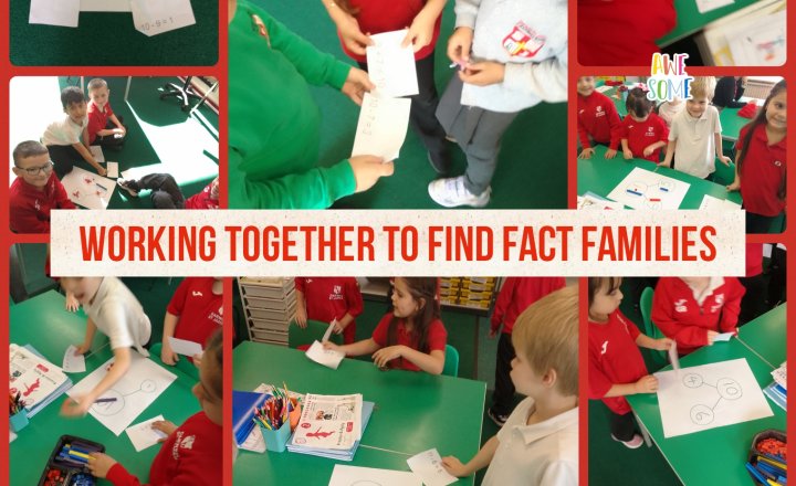 Image of Year 2 Maths - Working Together to Find Fact Families