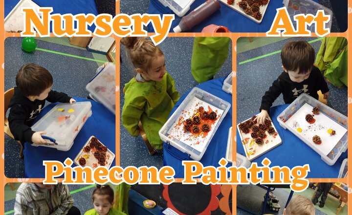 Image of Nursery - Art - Pinecone Painting