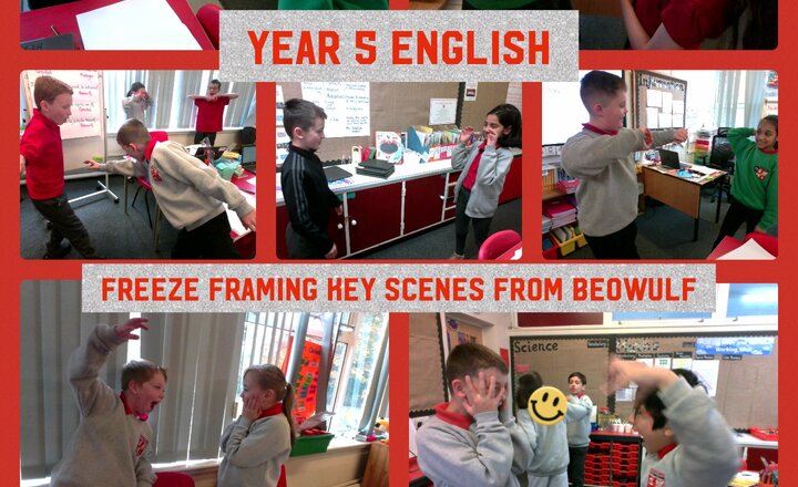 Image of Year 5 English - Freeze Framing Key Scenes from Beowulf