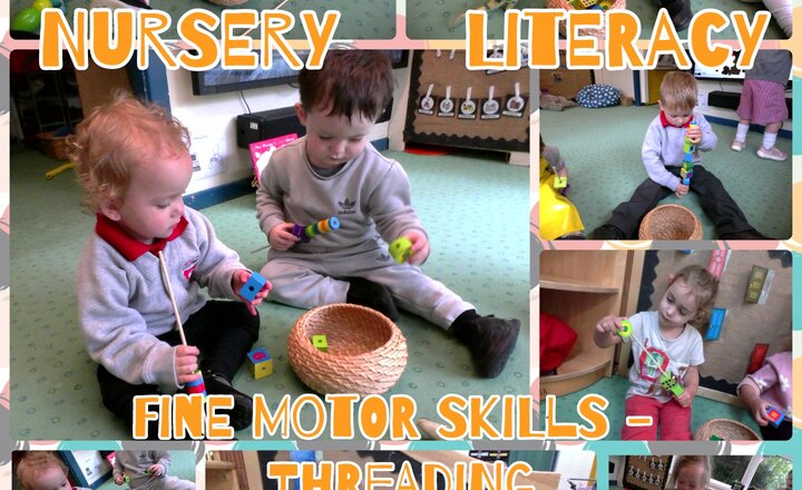 Image of Nursery - Literacy - Fine Motor Skills - Threading