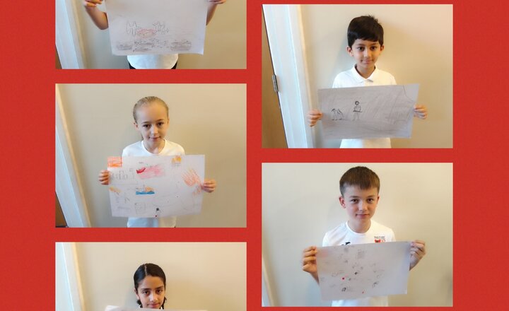 Image of Year 5 Art - Visual Notes in Response to an Artist