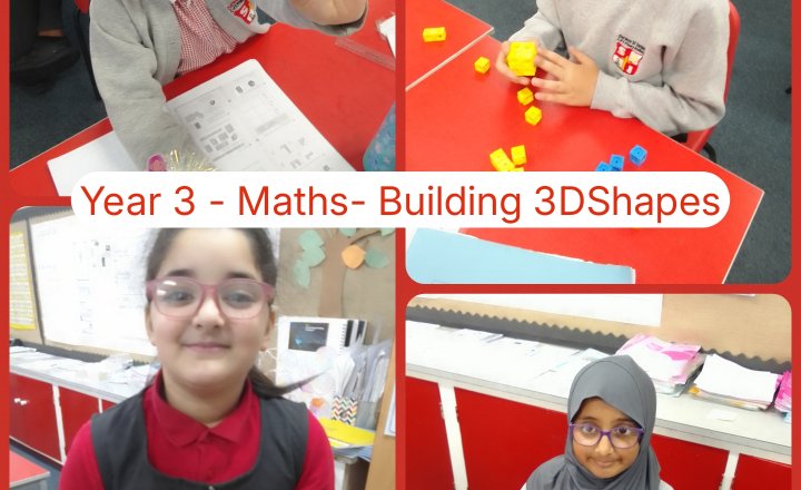 Image of Year 3 - Maths - Building 3D Shapes