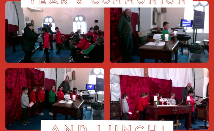 Image of Year 5 Communion and Lunch at Church