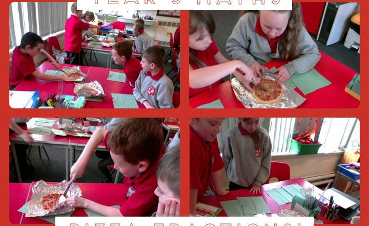 Image of Year 5 Maths - Pizza Fractions