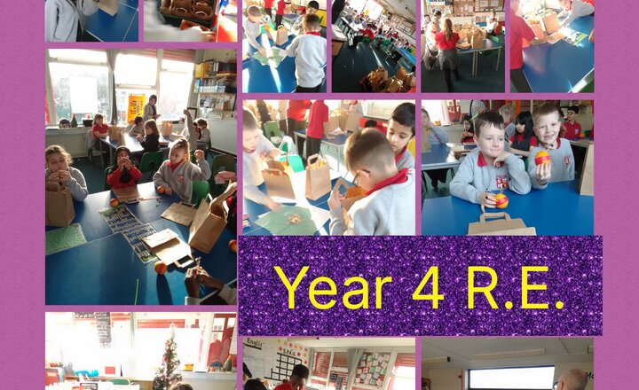 Image of Year 4 R.E. Christingle