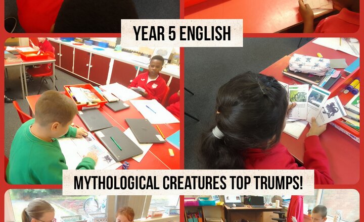 Image of Year 5 English - Mythological Creatures Top Trumps