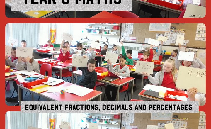 Image of Year 5 Maths - Equivalent Fractions, Decimals and Percentages