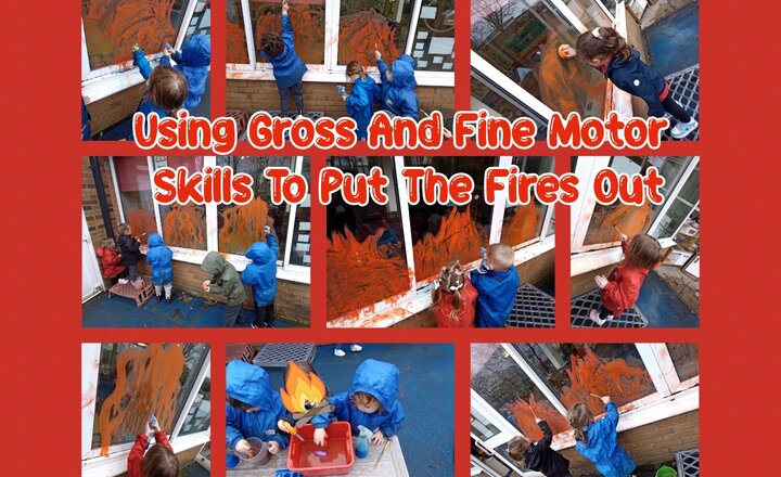 Image of Nursery / Pre-School - Literacy - Using Gross And Fine Motor Skills To Put The Fires Out