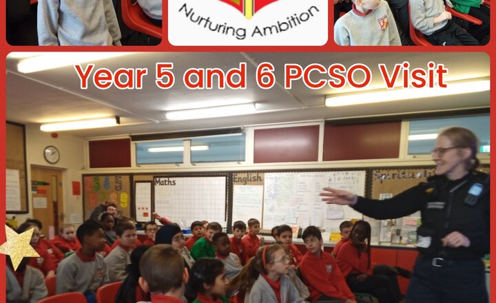 Image of Year 5 and 6 PCSO Visit