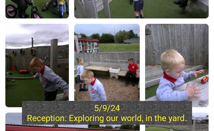 Image of Reception Class: Exploring our world.