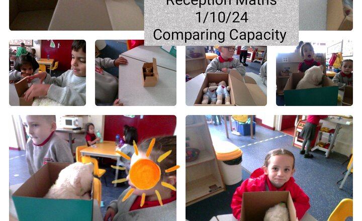 Image of Reception Maths: Comparing Capacity.