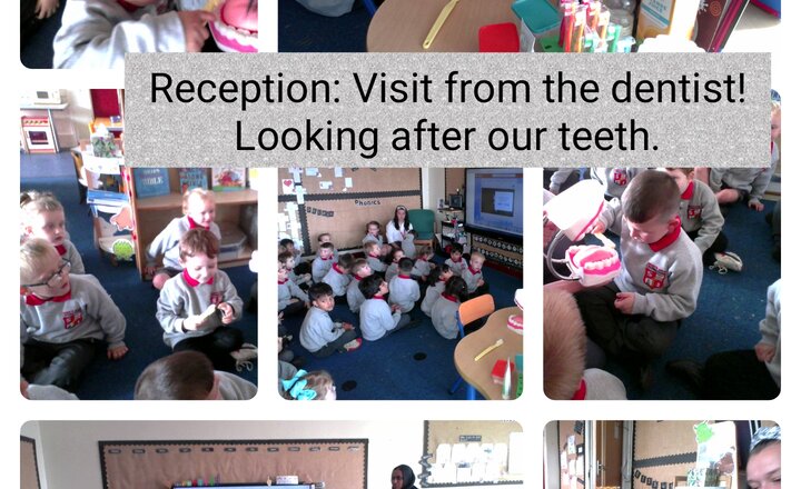 Image of Reception Visit from the Dentist.