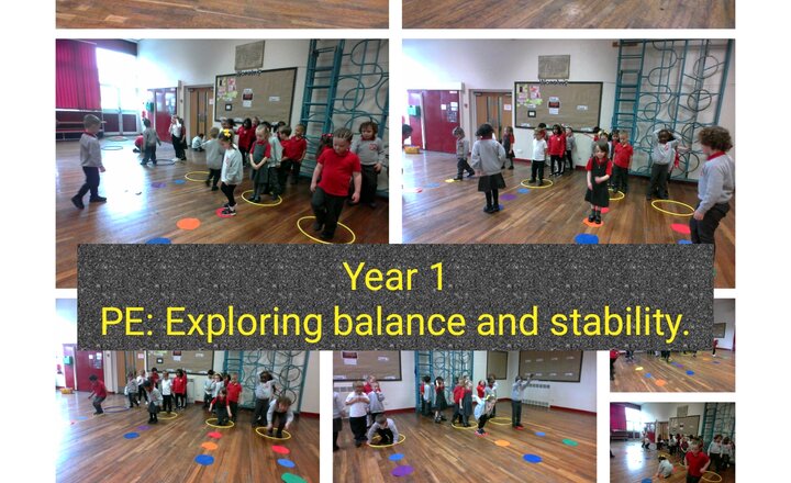 Image of Year 1 PE lesson: Balancing and Stability