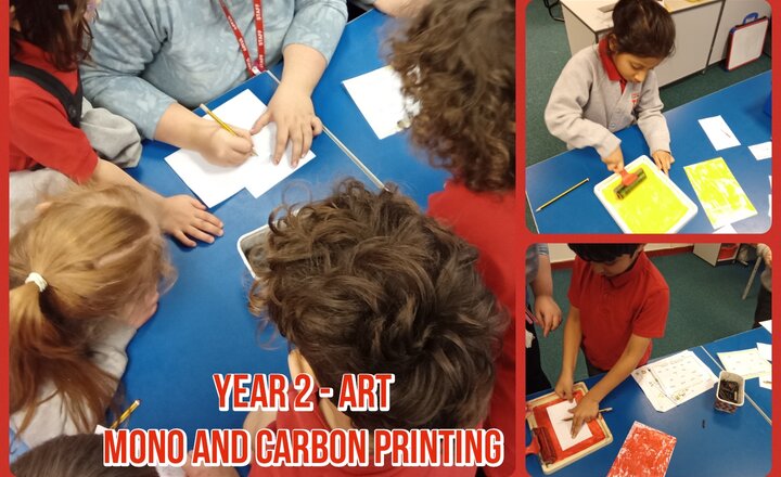 Image of Year 2 - Art - Mono Printing