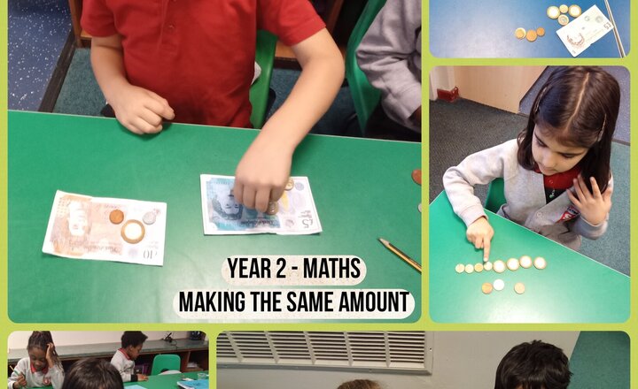 Image of Year 2 - Maths - Making the Same Amount