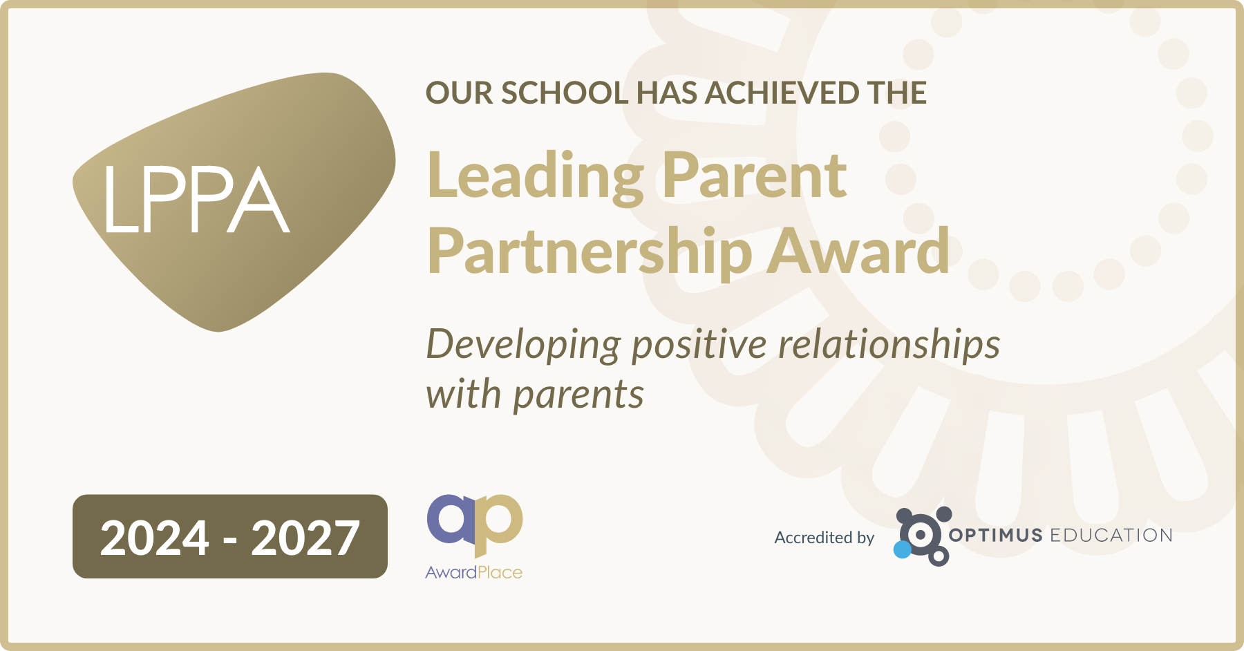 Image of Deepdale Achieves Leading Parent Partnership Award 