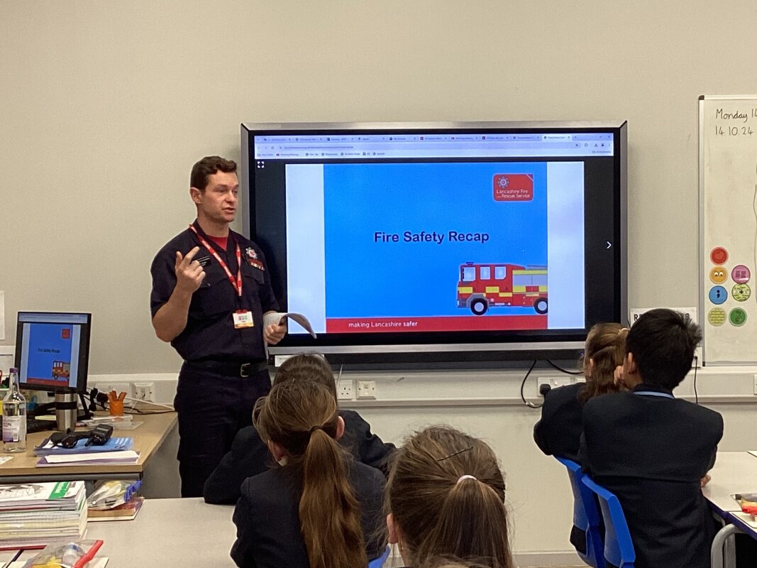 Image of Fire and Road Safety with Lancashire Fire and Rescue Service - Year 6 2024