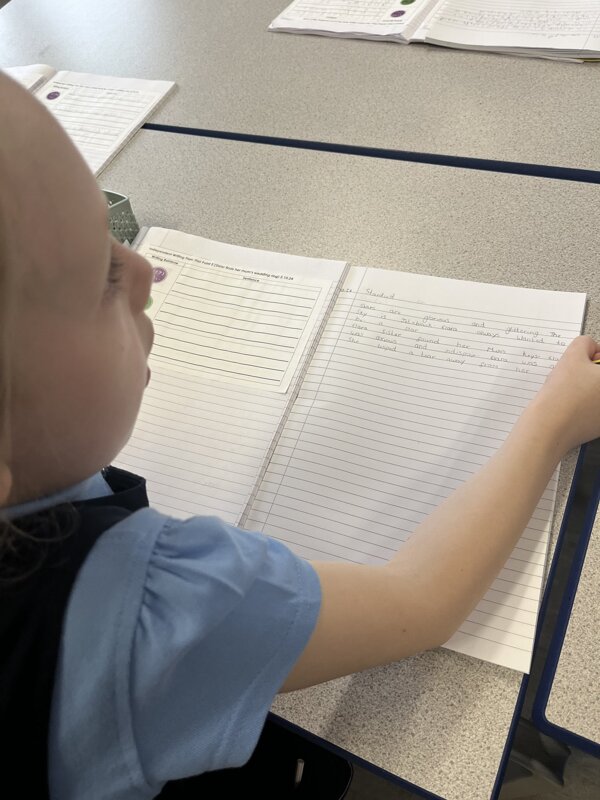 Image of Year 2 - Our first independent write in underway!