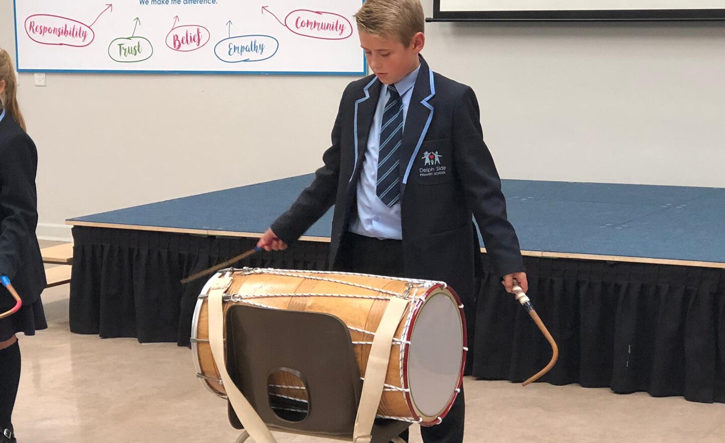 Image of Faith Week - Day 3 - Drumming in Y5!