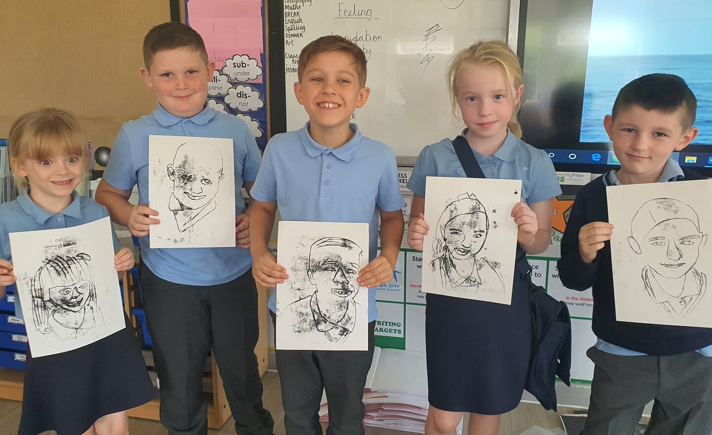 Image of Year 4 - Self Portraits