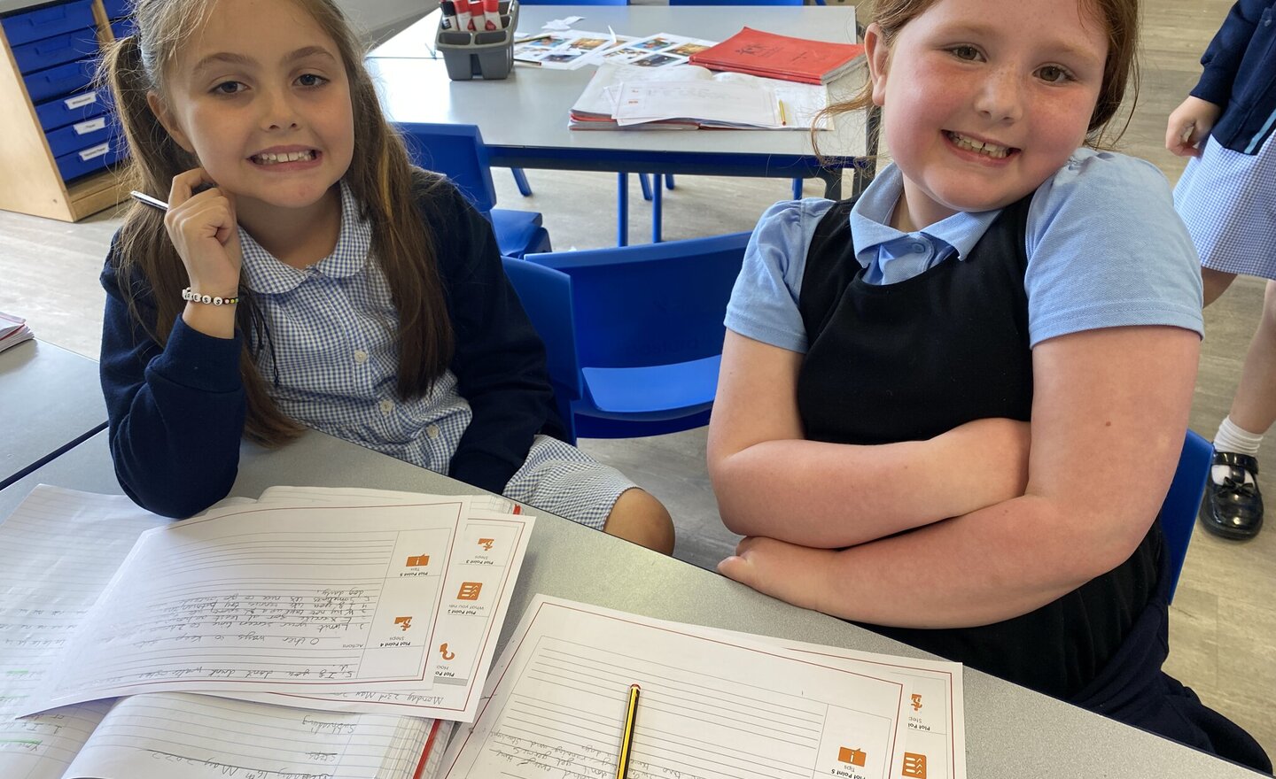 Image of Getting ready for our latest independent writing in Year 3