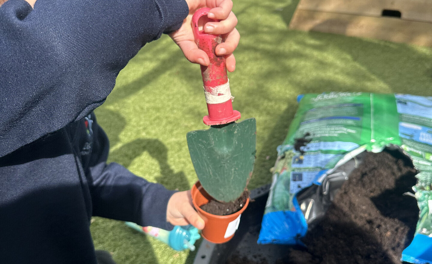 Image of Spring - Planting seeds. 