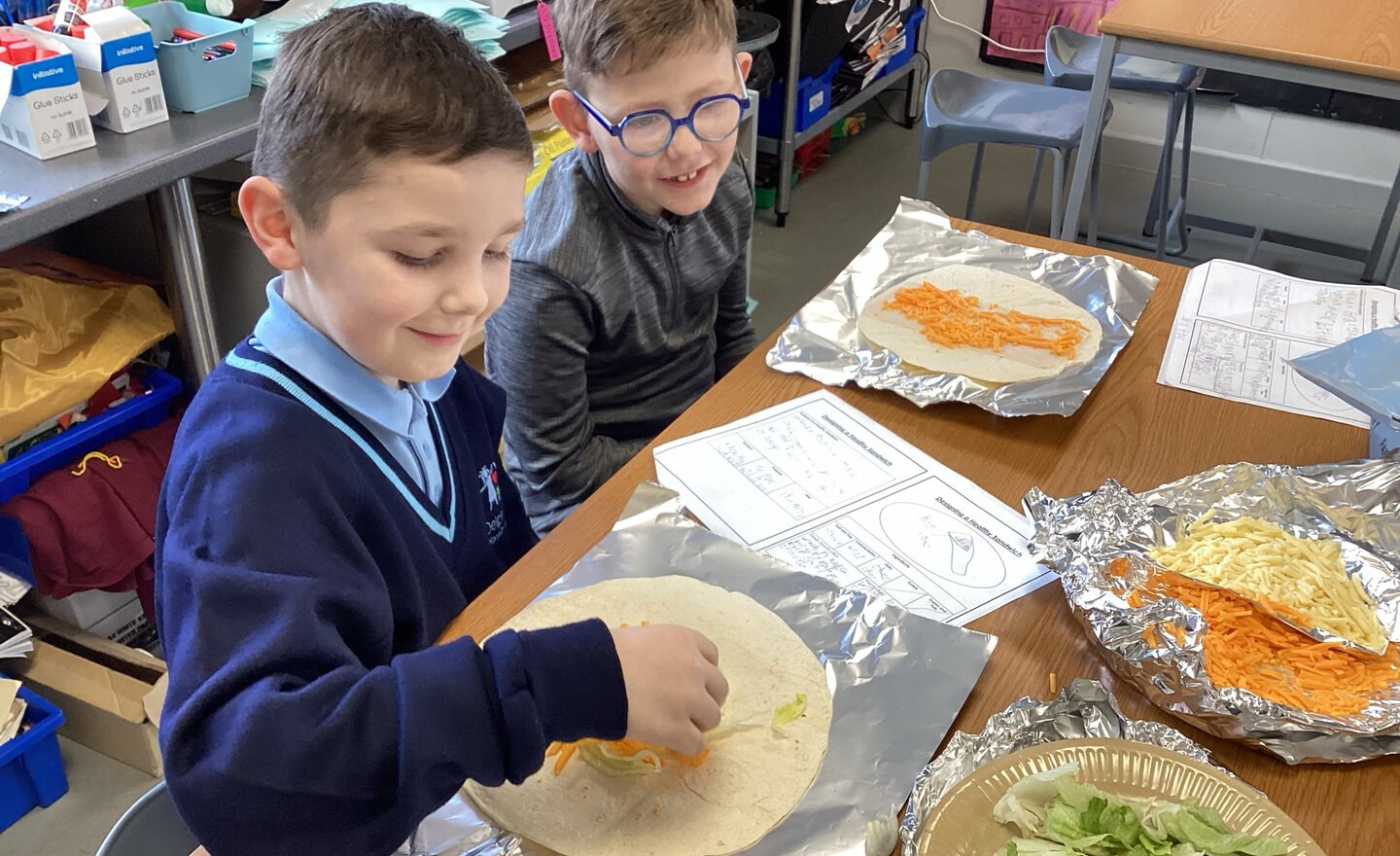 Image of Year 3 - DT - Making Sandwiches 