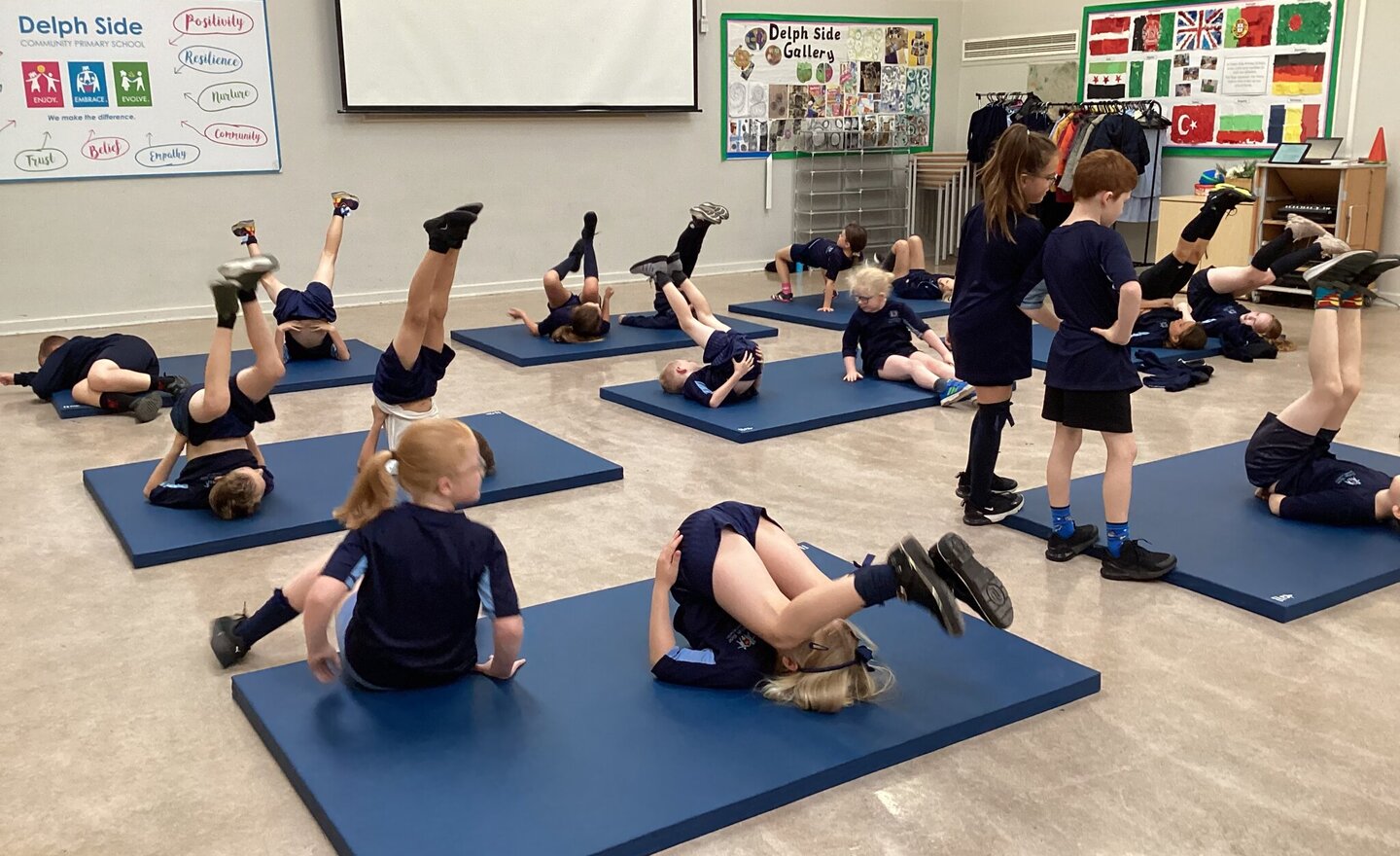 Image of Gymnastics in Year 4
