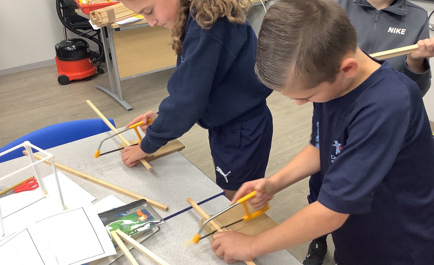 Image of Year 6 - DT - Exploring Sawing Techniques