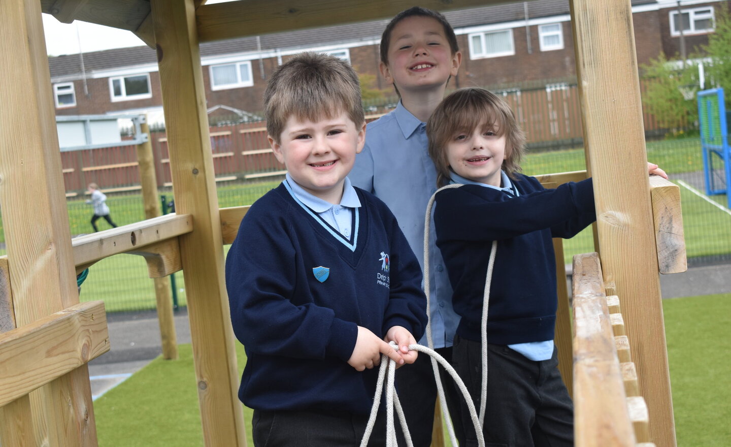 Image of Having fun on the playground