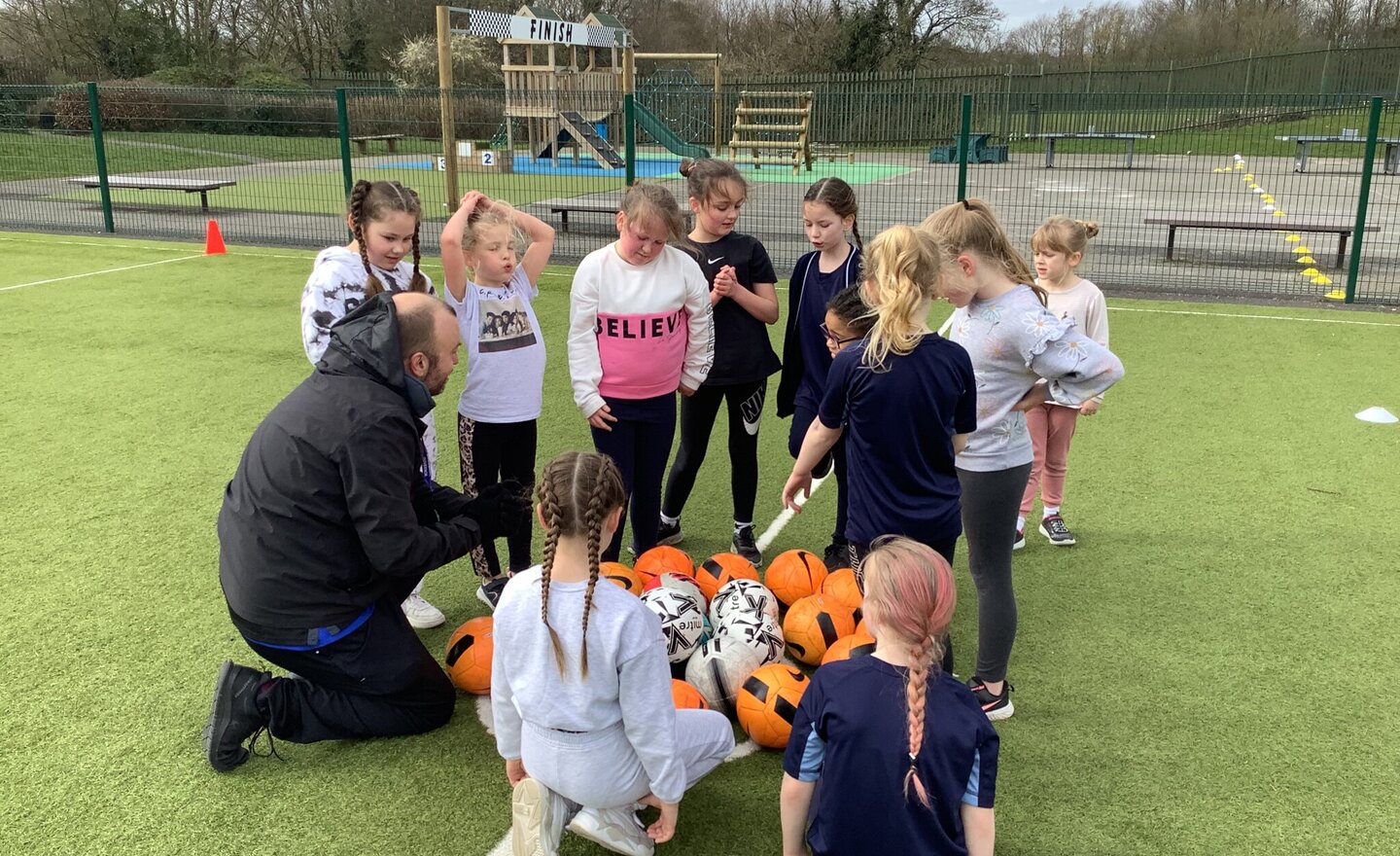 Image of Year 4 - Football with Mr Paterson 