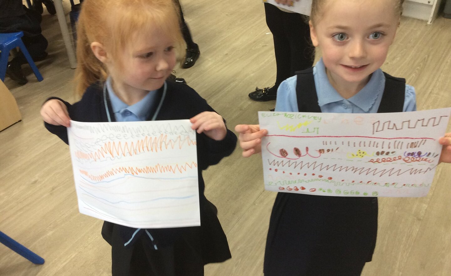 Image of Reception Art - Exploring Line