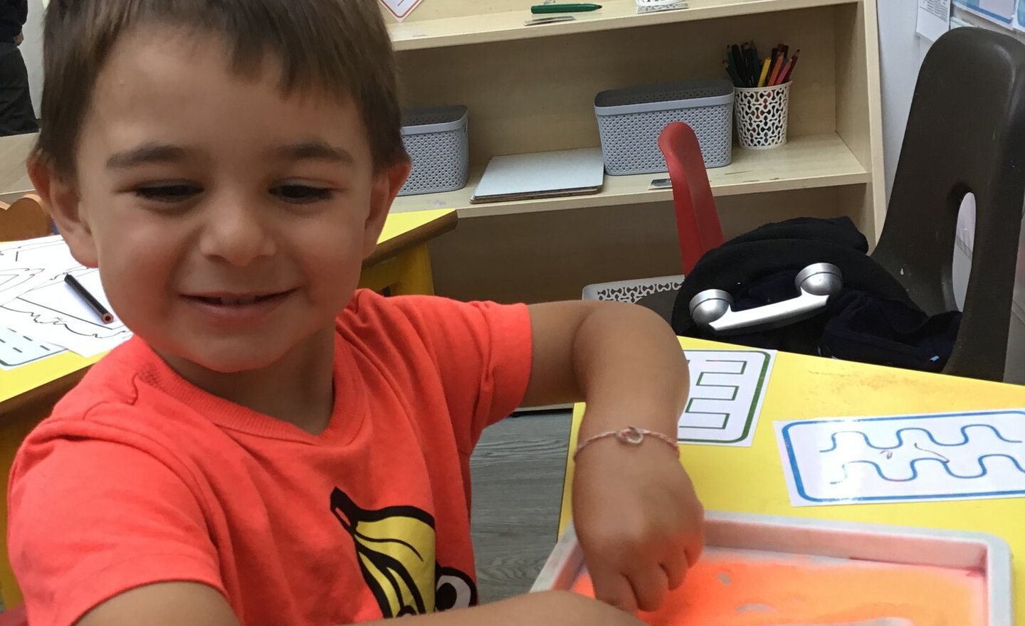 Image of Pre-School Exploring Mark Making