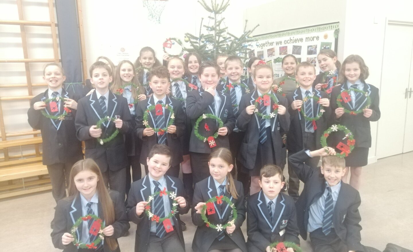 Image of Year Six Make Christmas Wreaths